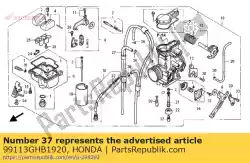 Tutaj możesz zamówić odrzutowiec 192 od Honda , z numerem części 99113GHB1920: