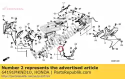 Here you can order the cover fr lower from Honda, with part number 64191MKND10: