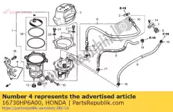 Qui puoi ordinare nessuna descrizione disponibile al momento da Honda , con numero parte 16730HP6A00: