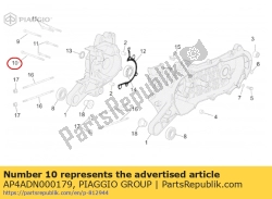 Aprilia AP4ADN000179, Binnenzeskantschroef m6x100, OEM: Aprilia AP4ADN000179