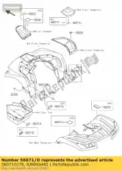 Here you can order the label-warning kvf360adf from Kawasaki, with part number 560710278: