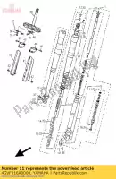 4GVF316A0000, Yamaha, klep comp. yamaha tt tte 600, Nieuw