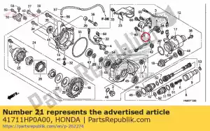 honda 41711HP0A00 permanecer comp., tampa da embreagem - Lado inferior