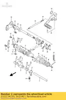 2522134C00, Suzuki, fourche, changement de vitesse suzuki gsf bandit  v limited z vz gsf400 400 , Nouveau