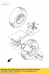 Aquí puede pedir conjunto de nudillos de dirección (izquierda) de Yamaha , con el número de pieza 3GD235011000: