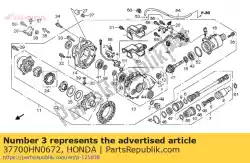 Qui puoi ordinare sensore assy, ?? Velocità da Honda , con numero parte 37700HN0672: