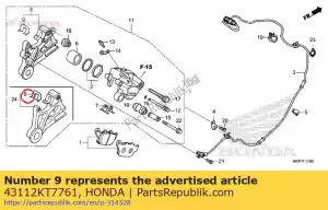 honda 43112KT7761 retainer - Bottom side