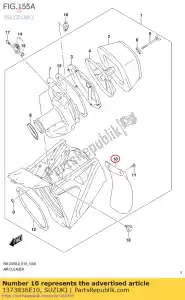 Suzuki 1373836E10 parafango - Il fondo