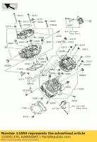 110041334, Kawasaki, junta de culata vn1500-d2 kawasaki vn 1500 1600 1988 1989 1990 1991 1992 1994 1995 1996 1997 1998 1999 2000 2001 2002 2003 2004 2005 2006 2007, Nuevo