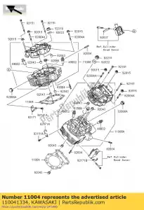 kawasaki 110041334 uszczelka-g?owica vn1500-d2 - Dół