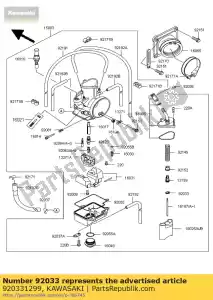 kawasaki 920331299 ring-snap zx600-g1 - Bottom side