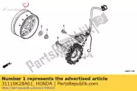 31110K28A61, Honda, ko?o zamachowe komp honda  125 2019 2020, Nowy