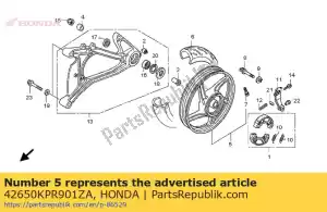 Honda 42650KPR901ZA wheel sub assy., rr. *nh3 - Bottom side