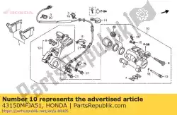 Here you can order the no description available at the moment from Honda, with part number 43150MFJA51: