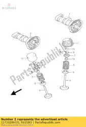 Here you can order the camshaft,exhaus from Suzuki, with part number 1272028H10: