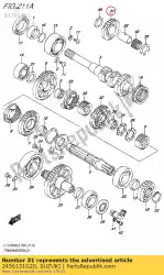 Ici, vous pouvez commander le vitesse, id inverse auprès de Suzuki , avec le numéro de pièce 2456131G20: