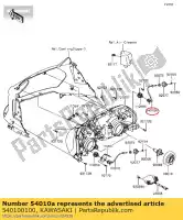 540100100, Kawasaki, kabel, gericht, rechts kawasaki gtr  c a e 1400gtr abs zg1400 kact 1400 , Nieuw