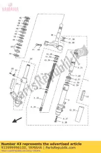 yamaha 933999996100 consequência - Lado inferior