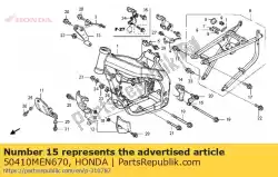 Tutaj możesz zamówić przewodnik, przewód paliwowy od Honda , z numerem części 50410MEN670: