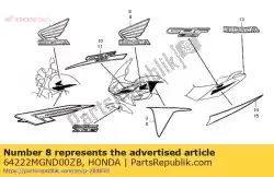 Aqui você pode pedir o marca, r. Wing * type2 * (type2) em Honda , com o número da peça 64222MGND00ZB: