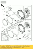 410250083, Kawasaki, obr?cz, rr, 2,15x18 klx450a8f kawasaki klx 450 2008 2009, Nowy