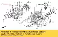 12252HN2305, Honda, guarnizione, testata (o. honda trx500fa fourtrax foreman foretrax rubicon rubican trx500fpa wp 500 , Nuovo