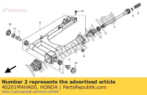 Honda 40201MAHA00 eixo, suporte - Lado inferior