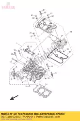 Here you can order the bolt, flange from Yamaha, with part number 901050502500: