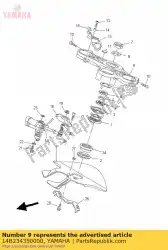 kroon, handvat van Yamaha, met onderdeel nummer 14B234350000, bestel je hier online: