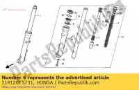 51412GF5731, Honda, ring, achteruit honda nsr  s f nsr50s 50 , Nieuw