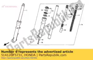 Honda 51412GF5731 pier?cie?, kopi? zapasow? - Dół