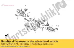 lente, r. Stap terugkeer van Honda, met onderdeel nummer 50617MN1671, bestel je hier online: