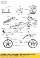 560690873, Kawasaki, wzór, ko?o, czerwony, 4x1353 zx600 kawasaki z zx 600 1000 2011 2012, Nowy