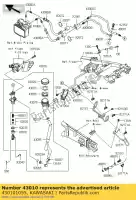 430101055, Kawasaki, rod-assy-rem kawasaki vn classic d b fi n gpx  r drifter c zzr e gtr zx12r ninja gpz s a zl eliminator mean streak p j g f zxr stinger h zx10r vulcan zx600 zx1400 ex500 nomad l zx750 ex250 k tourer gpx750r zl1000 gpx250r gpx600r zxr750 zz r600 zephyr 750 r1100 gpz500s, Nieuw