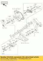 921521990, Kawasaki, collier zx1000nff kawasaki h2 1000 2015 2016, Nouveau