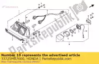 33725MR7600, Honda, cordon comp., licence honda vfr 400 1990 1991, Nouveau