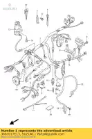 3661017E13, Suzuki, arnés, cableado suzuki gsx r 750 1100 1992 1993 1994, Nuevo