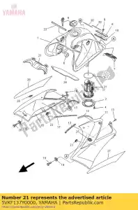 Yamaha 5VKF137Y0000 guide, air - La partie au fond