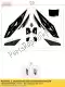 Decal set 690 duke white 16 KTM 76008099500