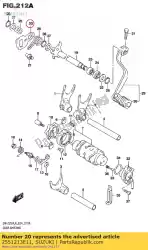 Qui puoi ordinare piastra, ingranaggio da Suzuki , con numero parte 2551213E11: