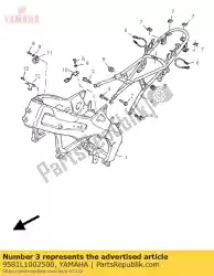 Aquí puede pedir perno, brida de Yamaha , con el número de pieza 9581L1002500: