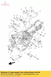 Tutaj możesz zamówić zosta?, silnik 2 od Yamaha , z numerem części 4KG213150200: