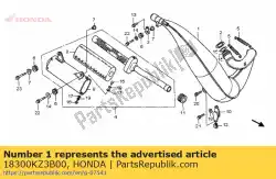 Aquí puede pedir no hay descripción disponible en este momento de Honda , con el número de pieza 18300KZ3B00: