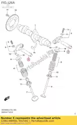 Qui puoi ordinare albero, valvola roc da Suzuki , con numero parte 1286148H00: