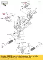 920430744, Kawasaki, pin, 10x35 kawasaki klx dtracker d  c tracker 125 klx125 150 klx150bf klx230r klx230 230 , Nuevo