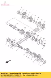 Qui puoi ordinare rondella (5h0) da Yamaha , con numero parte 902091820800: