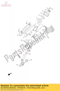 yamaha 5C48592A0000 sensor - Onderkant