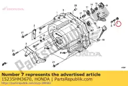 Here you can order the cap, relief valve from Honda, with part number 15235HM3670: