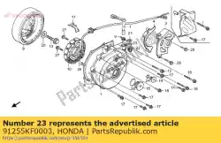 Aquí puede pedir sello de aceite, 12x17x2. 5 (arai) de Honda , con el número de pieza 91255KF0003: