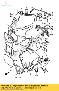 Suzuki 9452927A00 plaque, miroir rh - La partie au fond